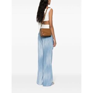 WANDLER Penelope Leather Crossbody Bag Women SADDLE